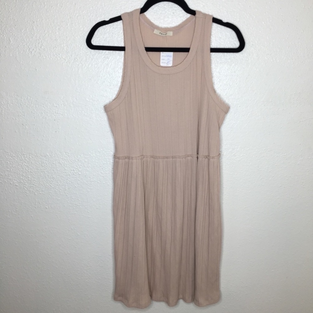 Entro Ribbed Sleeveless Dress M